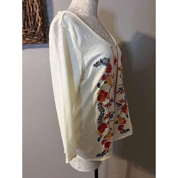 Sundance Embroidered Top L Large Johnny Was - Picture 5 of 10